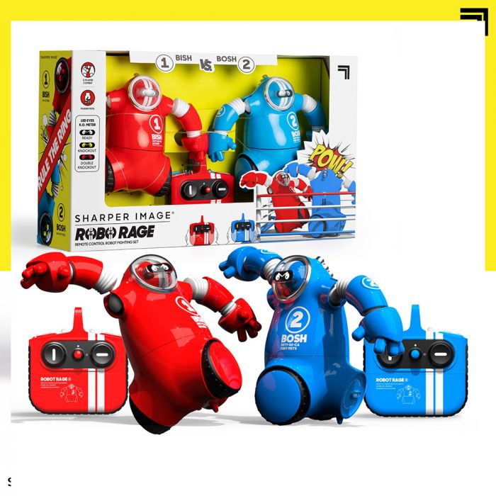 Sharper Image Robo Rage Remote Control Robot Fighting Set