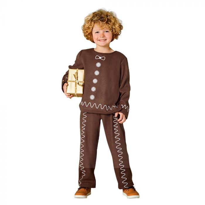 Mad Toys Gingerbread Boy Kids Christmas Costume
