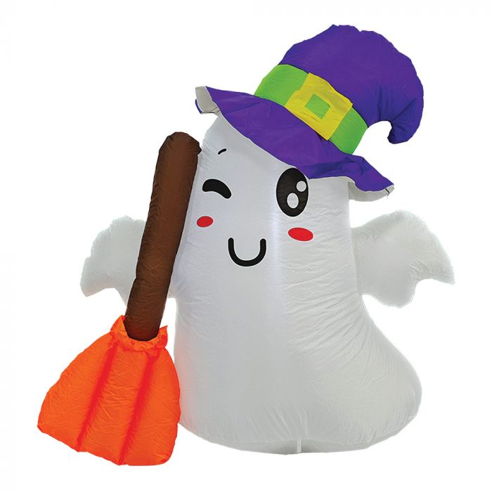 Mad Toys 3.5 Feet Inflatable Friendly Ghost Halloween Decorations