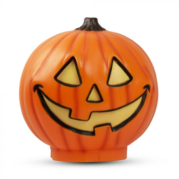 Mad Toys Creepy 9-Inch Light-Up Pumpkin Halloween Decoration