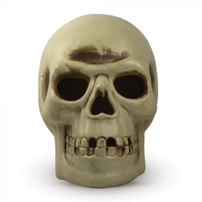 Mad Toys Creepy 14-Inch Giant Light-Up Skull Halloween Decoration