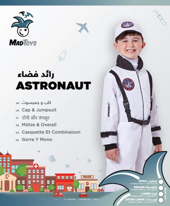 Mad Toys Astronaut Kids Professions Costumes