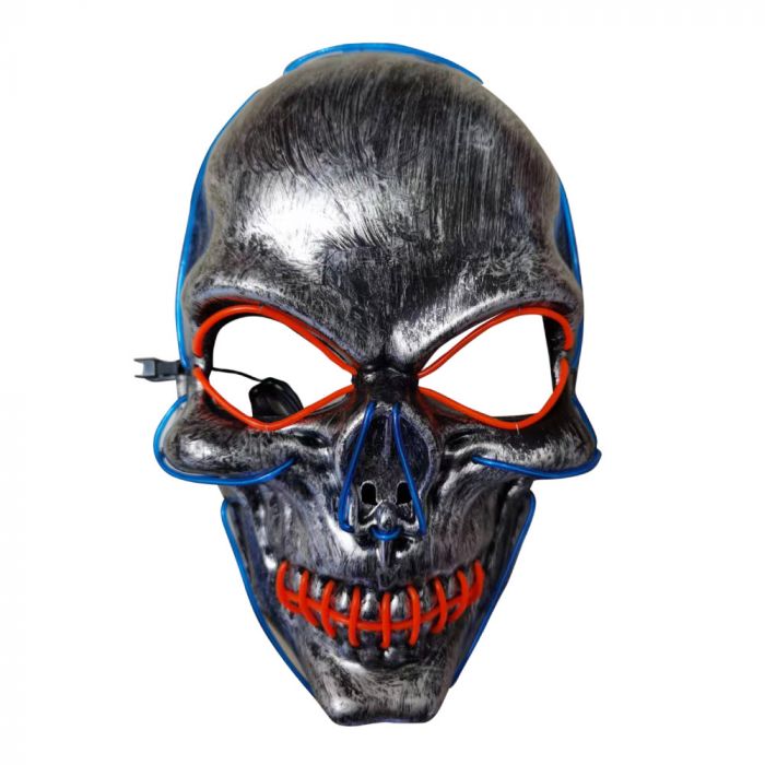Light-Up Skull Mask Halloween Accessory