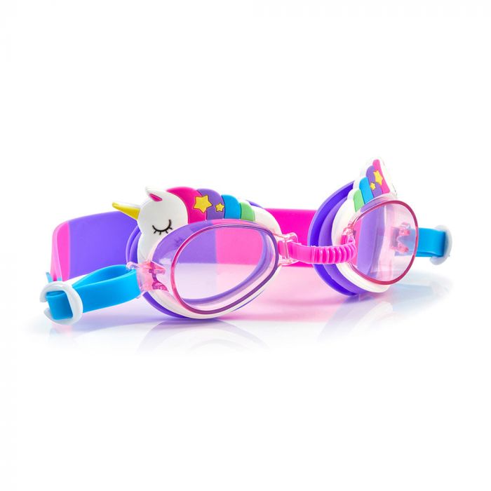 Aqua2ude Rainbow Unicorn Swim Goggles for Kids