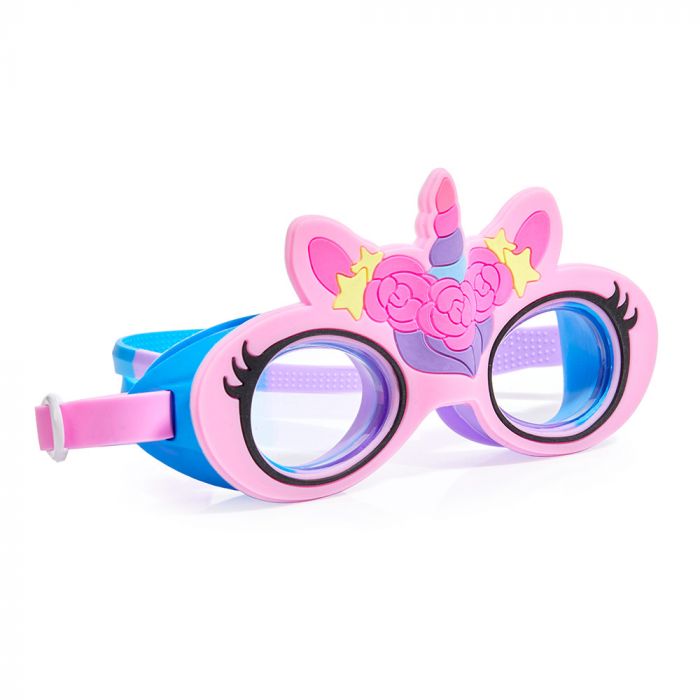 Aqua2ude Unicorn Petals Pink Swim Goggles for Kids