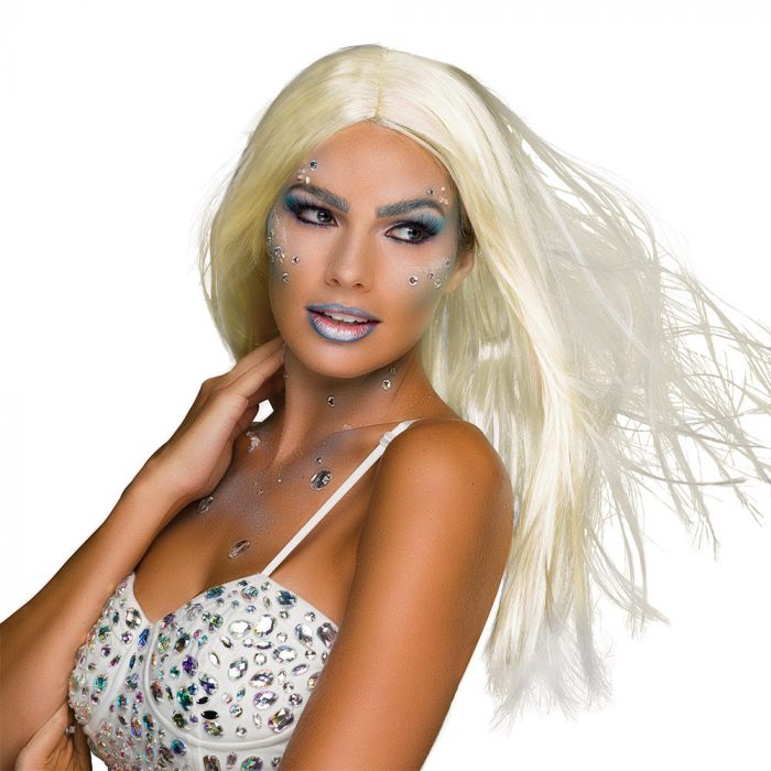 Long Blonde Wig Halloween Accessory
