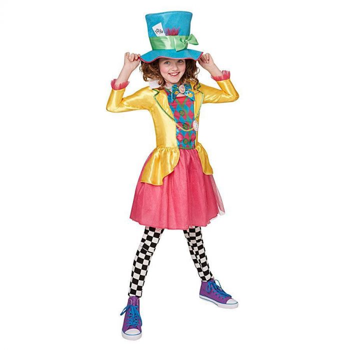 Rubies Costumes Disney Book Week Alice in Wonderland Mad Hatter Girls Teens Costume