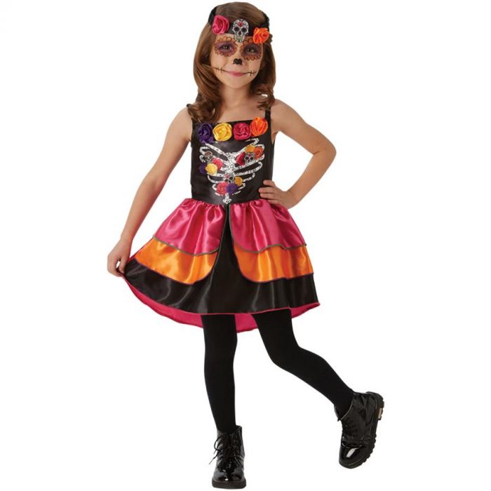Rubies Costumes Halloween Sugar Skull Day of the Dead Girls Costume