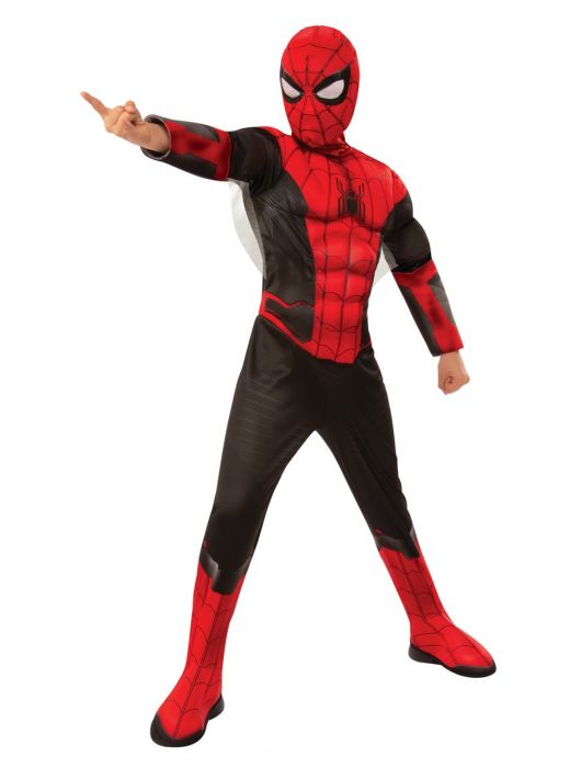 Rubies Costumes Spider-Man Far From Home Deluxe Red/Black Spider-Man Movie Costume