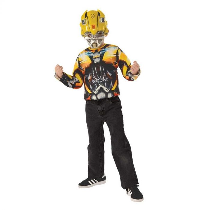 Rubies Costumes Hasbro Transformers Bumble Bee Muscle Top & Mask Set